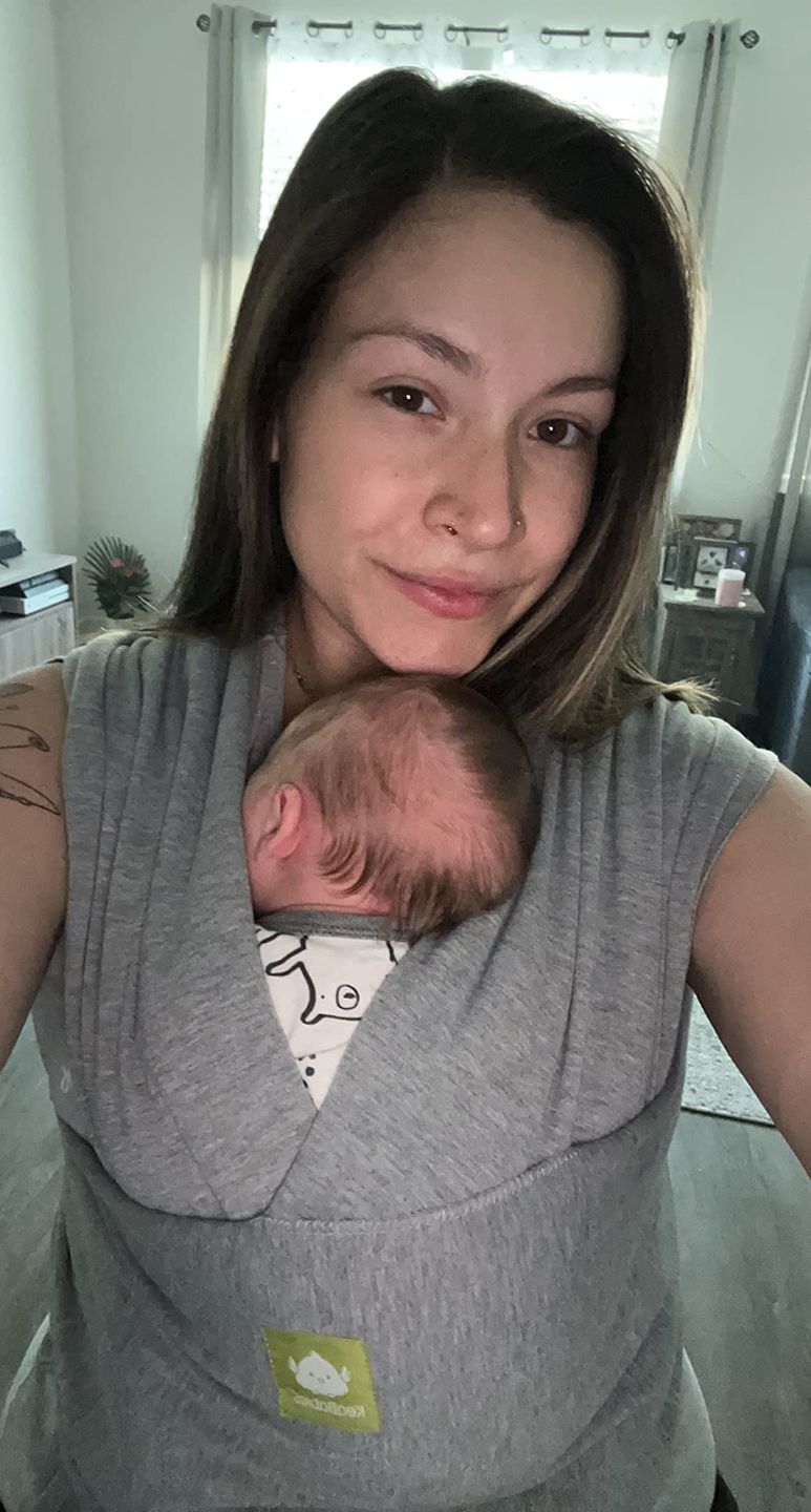 Customer photo review of KeaBabies Wrap Carrier