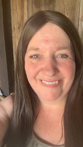 Customer photo review of HD Volume Plus 18" Hair Topper