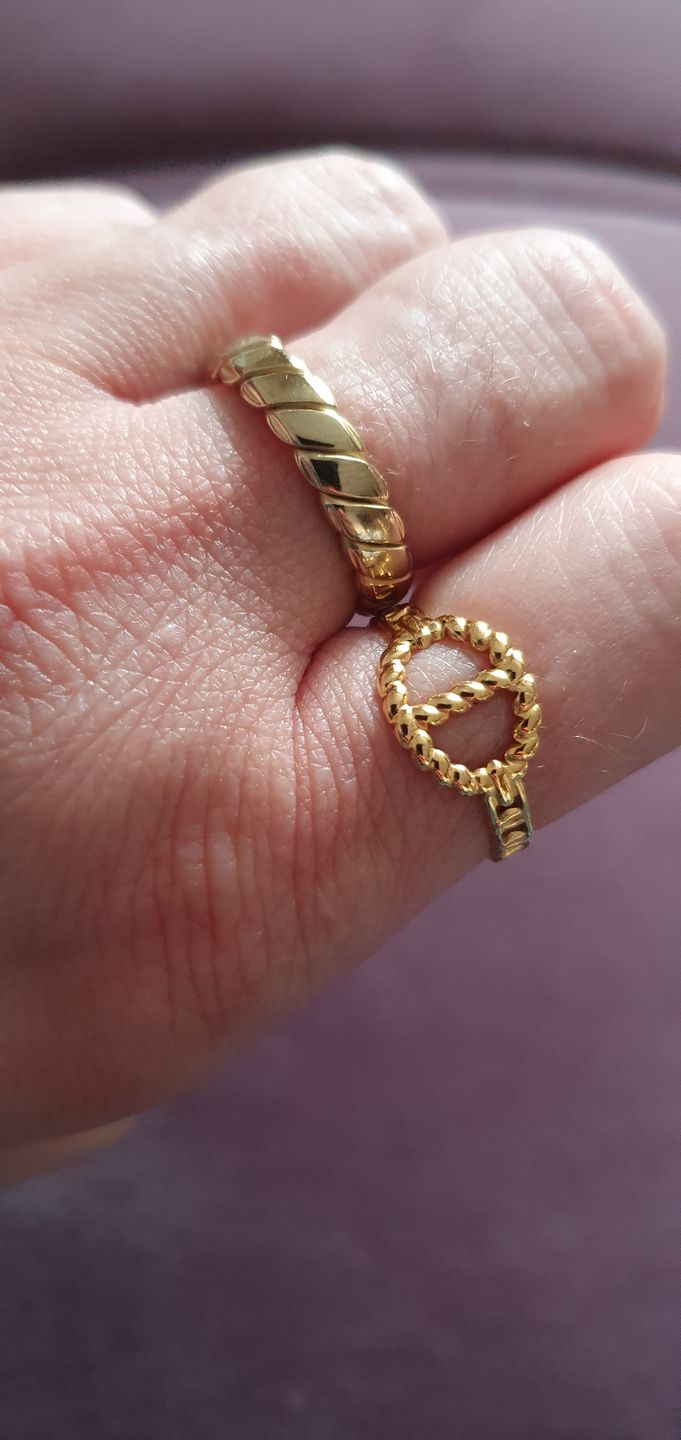Customer photo review of Cavo Ring | 18K vergoldet