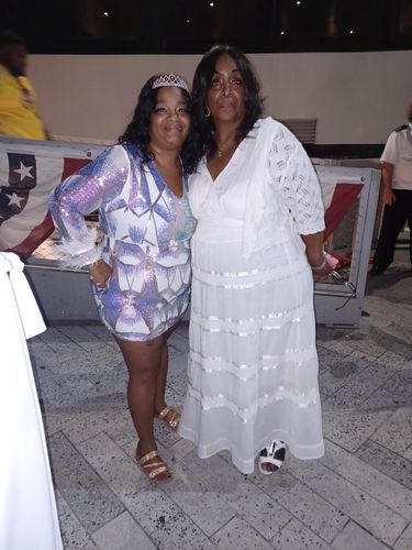 Customer photo review of Sequined Party V Neck Mini Dress