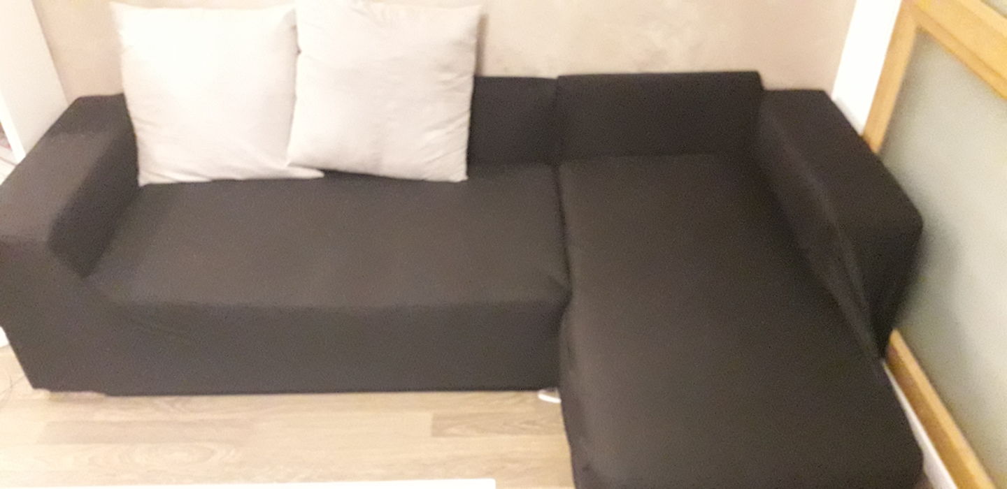 Customer photo review of Noir - Housses Extensibles de Fauteuil et Canapé