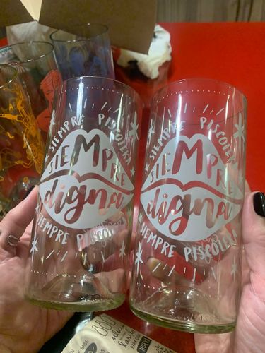 Customer photo review of Piscoleras Juego de 6 Vasos