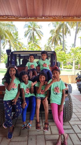 Customer photo review of Vacay Mode Matching Family Tshirts