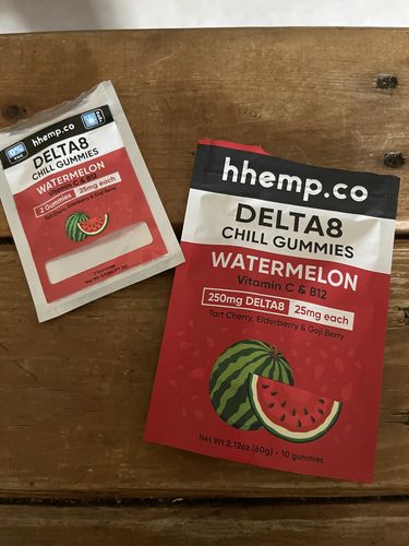 Customer photo review of HH DELTA8 CHILL GUMMIES - WATERMELON