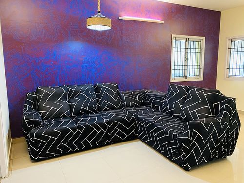 Customer photo review of Elastic Couch Cover