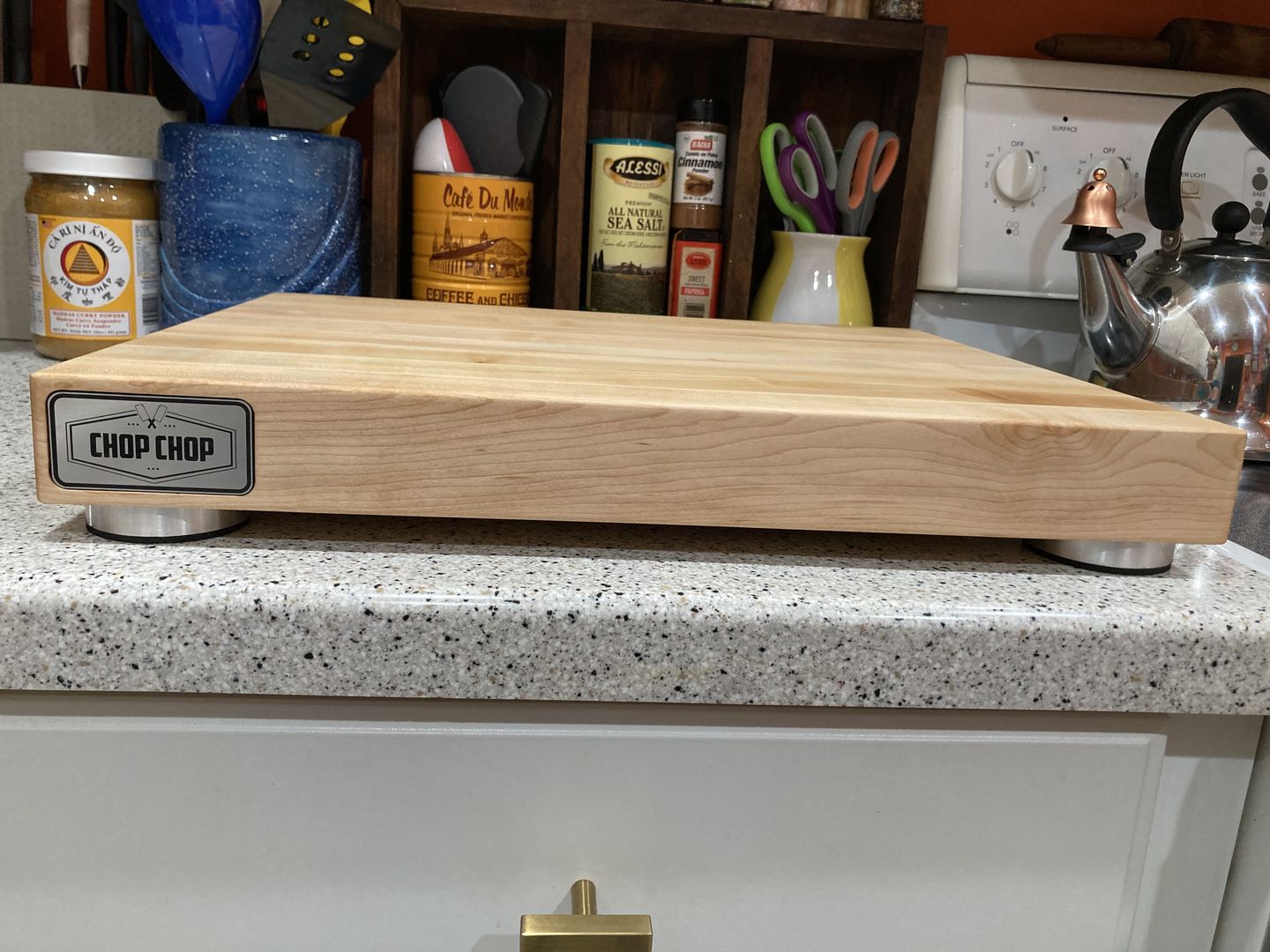 Customer photo review of Butcher Block with Stabilizers.