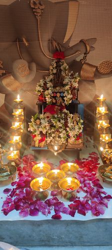 Customer photo review of Wooden 5 Step Deity Stand / Pooja Stand