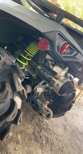 Customer photo review of Krossflow Outlander L Single Slipon, for 450, 570 and 570 XMR