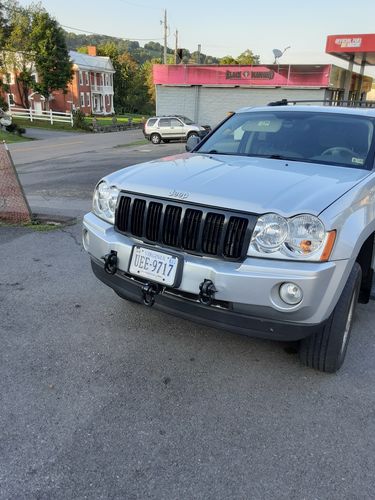 Customer photo review of WK / XK Hidden Winch Mount 2005 - 2010