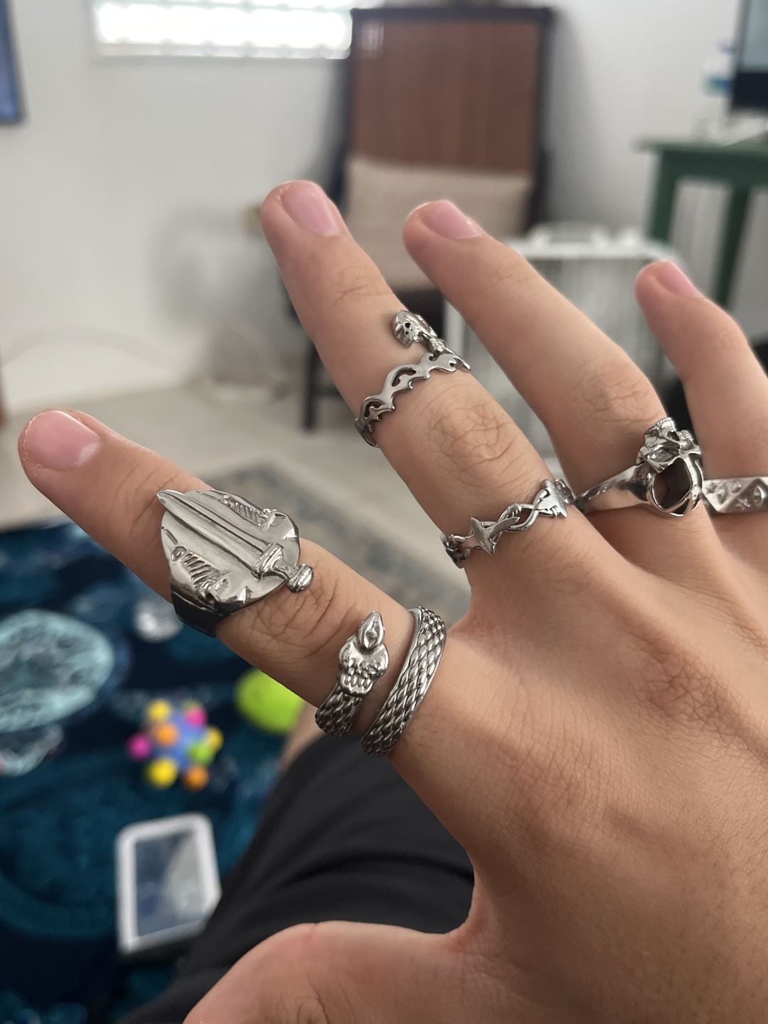 Customer photo review of CATACOMB SWORD RING