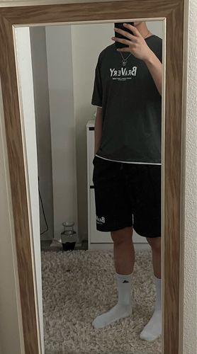 Customer photo review of Summer Breathable Men's T-shirt + Shorts Set