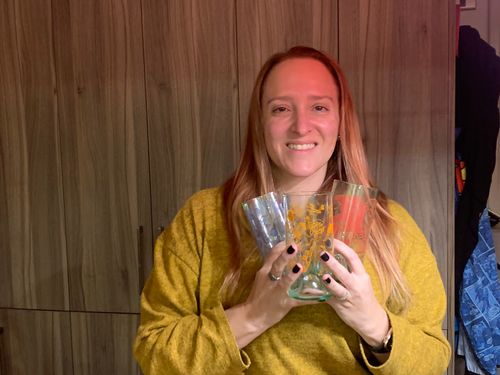 Customer photo review of PRIDE GLASS JUEGO DE 6 VASOS