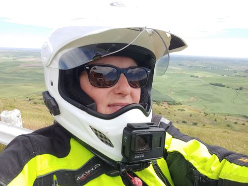 Customer photo review of Arai XD-4/Tour-X4 Camera Mount