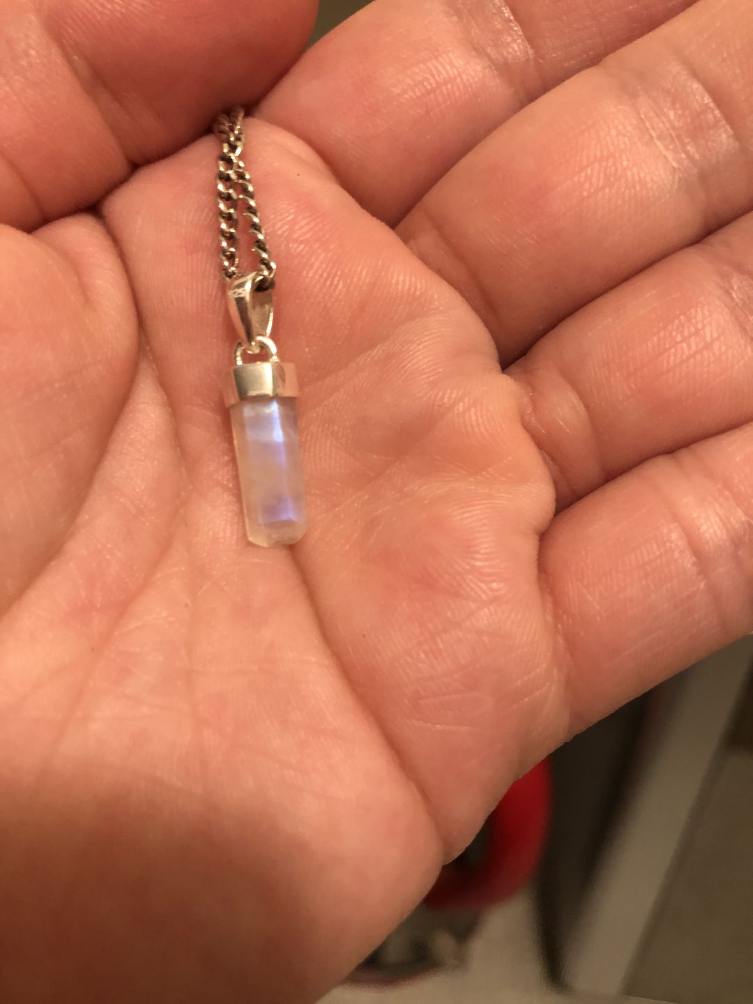 Customer photo review of Kristallspets Månsten Silver