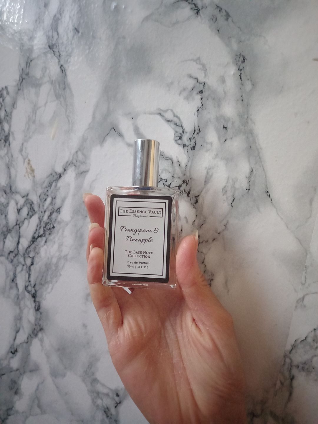 Customer photo review of Frangipani & Pineapple Eau De Parfum