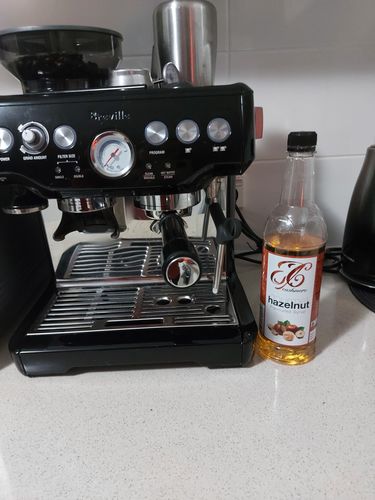 Customer photo review of Hazelnut Coffee Syrup