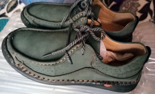 Customer photo review of Handmade Soft Leather Comfort Casual Shoes