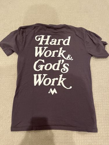 Customer photo review of Hard Work & God's Work -  LAVENDER