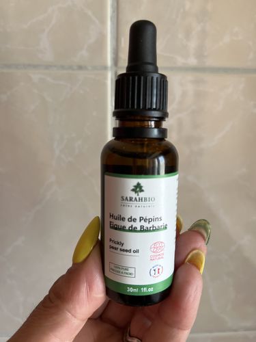 Customer photo review of Sarahbio - huile de pépins de figue de barbarie - 30 mL