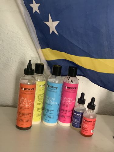 Customer photo review of Sage Infused Black Soap Shampoo