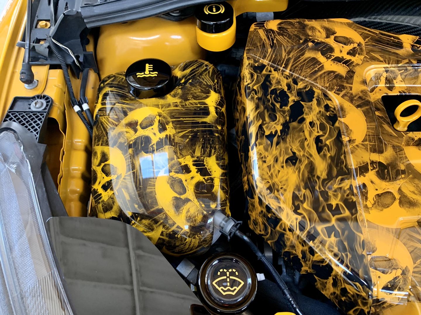 Customer photo review of Custom Cap Vinyl Sticker Set