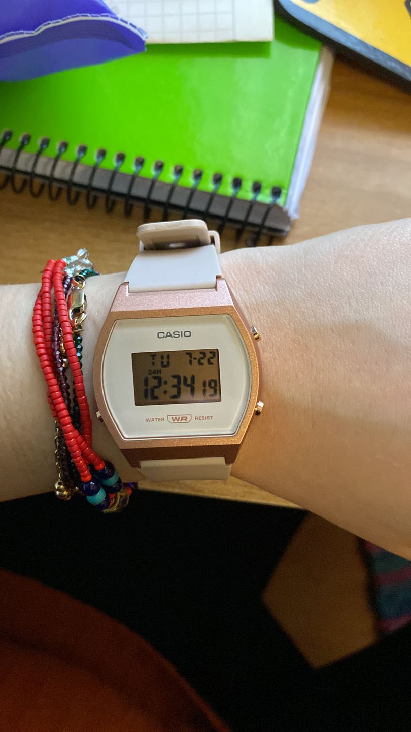 Customer photo review of Reloj Casio Vintage LW-204-4ADF Rosado Digital