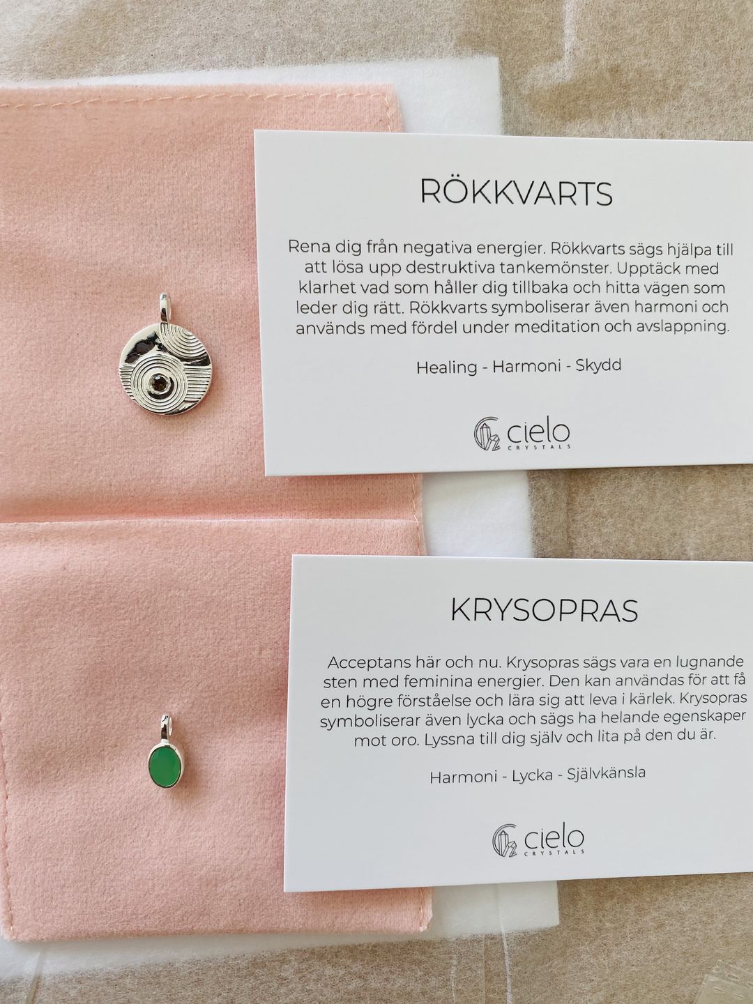 Customer photo review of Berlock Maj Krysopras Silver