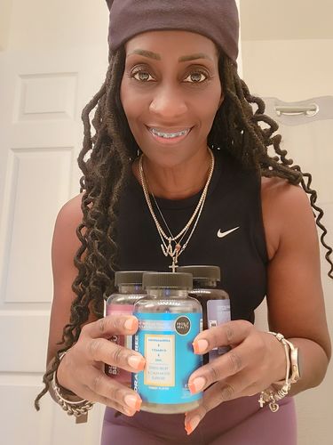 Customer photo review of LIVING MY BEST LIFE - VEGAN Optimum Vitamin & Mineral Complex Tablets (45 Day Supply/ 88cent A Day) CLICK HERE