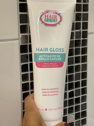 Customer photo review of HAIR GLOSS (Activador de brillo)