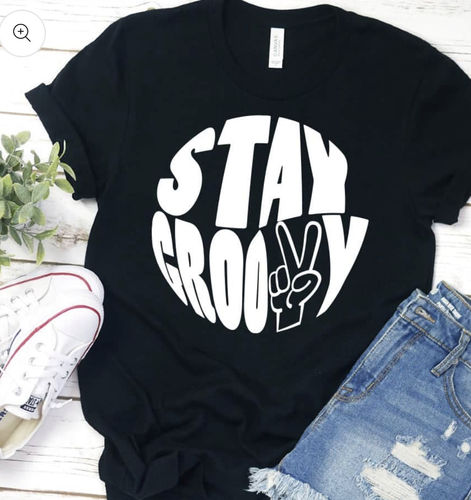 Customer photo review of Stay Groovy T-Shirt