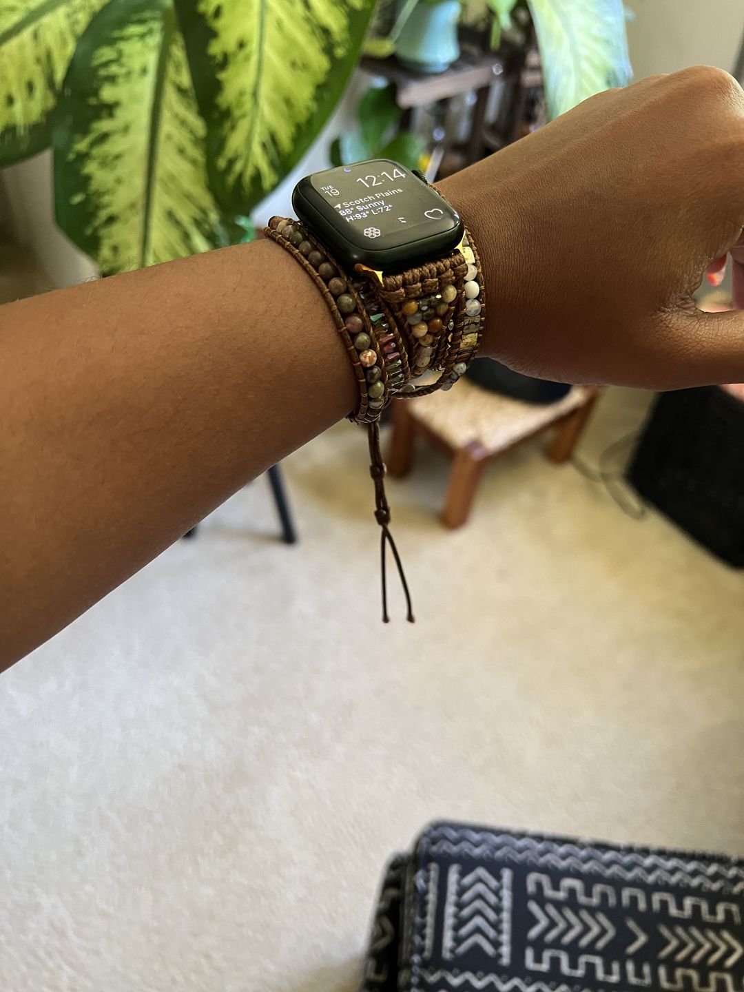 Customer photo review of Moonlight Goddess Apple Watch Strap