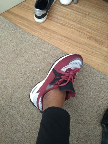 Customer photo review of Fashion Air Mesh Womens Soft Sneakers