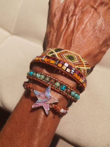Customer photo review of SUPERSTAR-ENERGIESCHUTZ-WICKELARMBAND