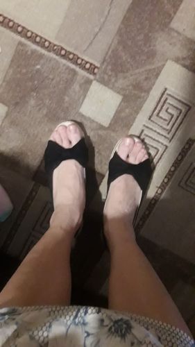 Customer photo review of Fashion Womens Comfort Lightweight Wedges