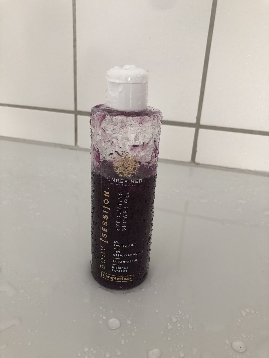 Customer photo review of BODY [SESSI]ON. - Exfoliating Shower Gel