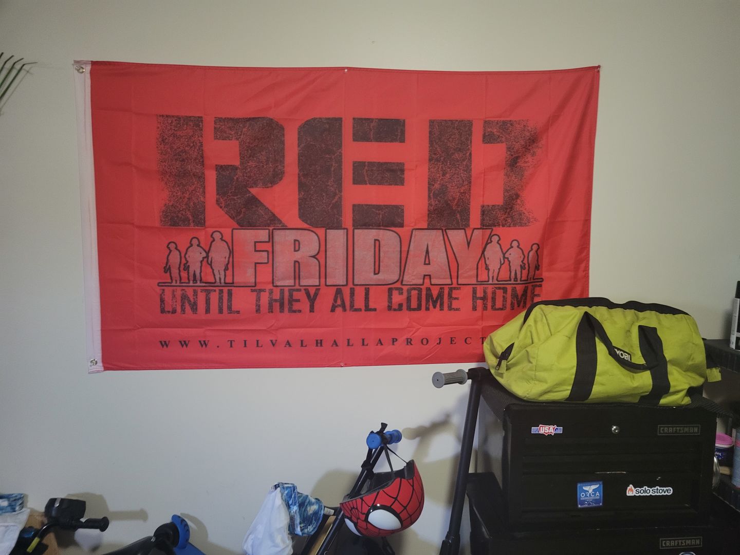 Customer photo review of RED Friday - Flag