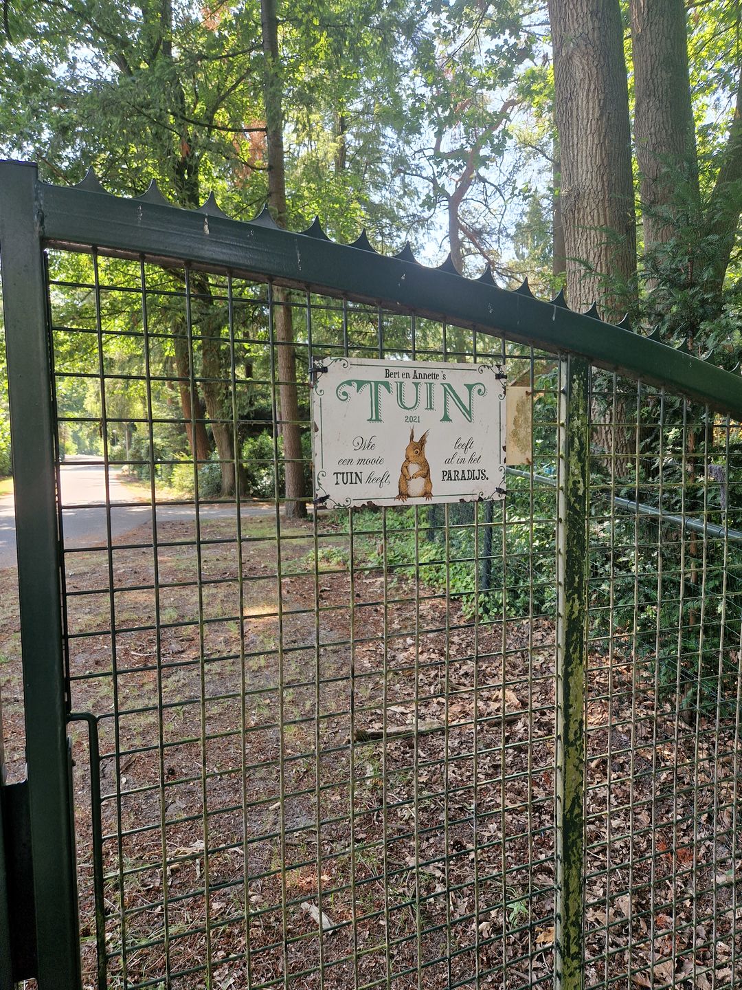 Customer photo review of Tuingeluk - Outdoor-Deurbord