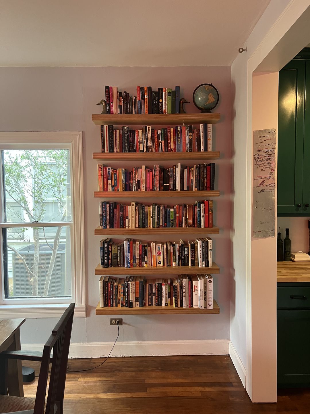 Customer photo review of Baltic Birch Plywood Floating Shelf
