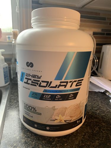 Customer photo review of LIMITLESS - PURE ISOLATE PROTEIN