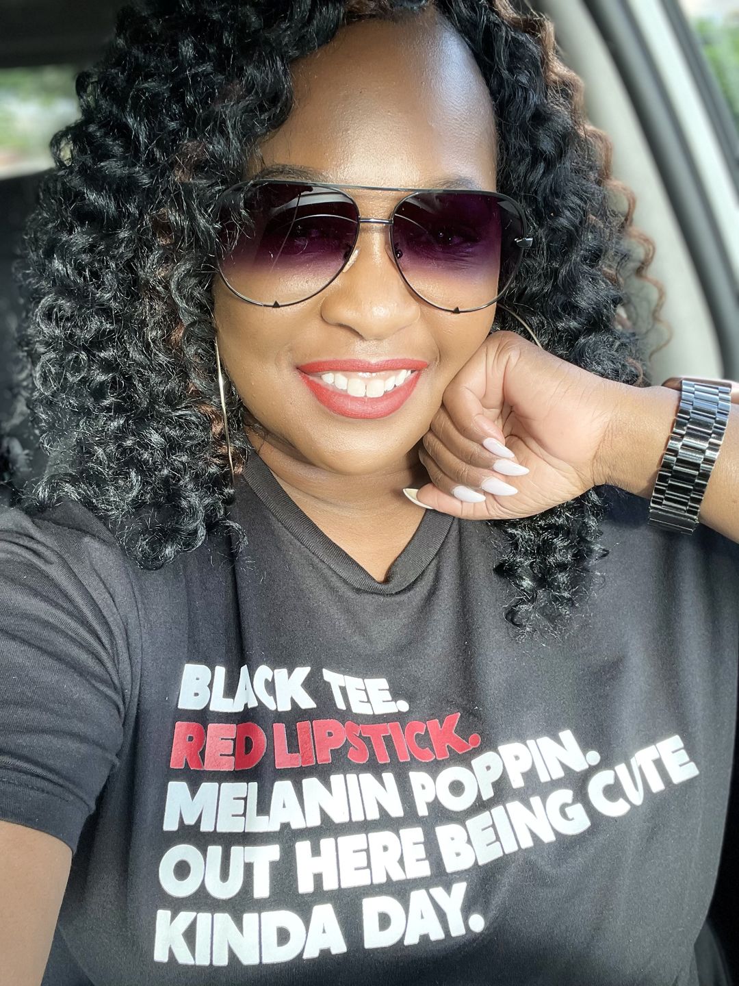 Customer photo review of Out Here Being Cute