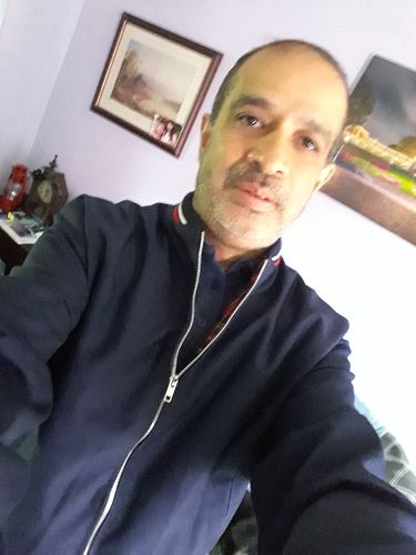 Customer photo review of Mens Monkey Jacket with Tartan Lining - Navy