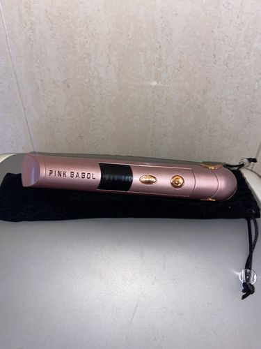 Customer photo review of Piastra per capelli portatile PinkStyle®