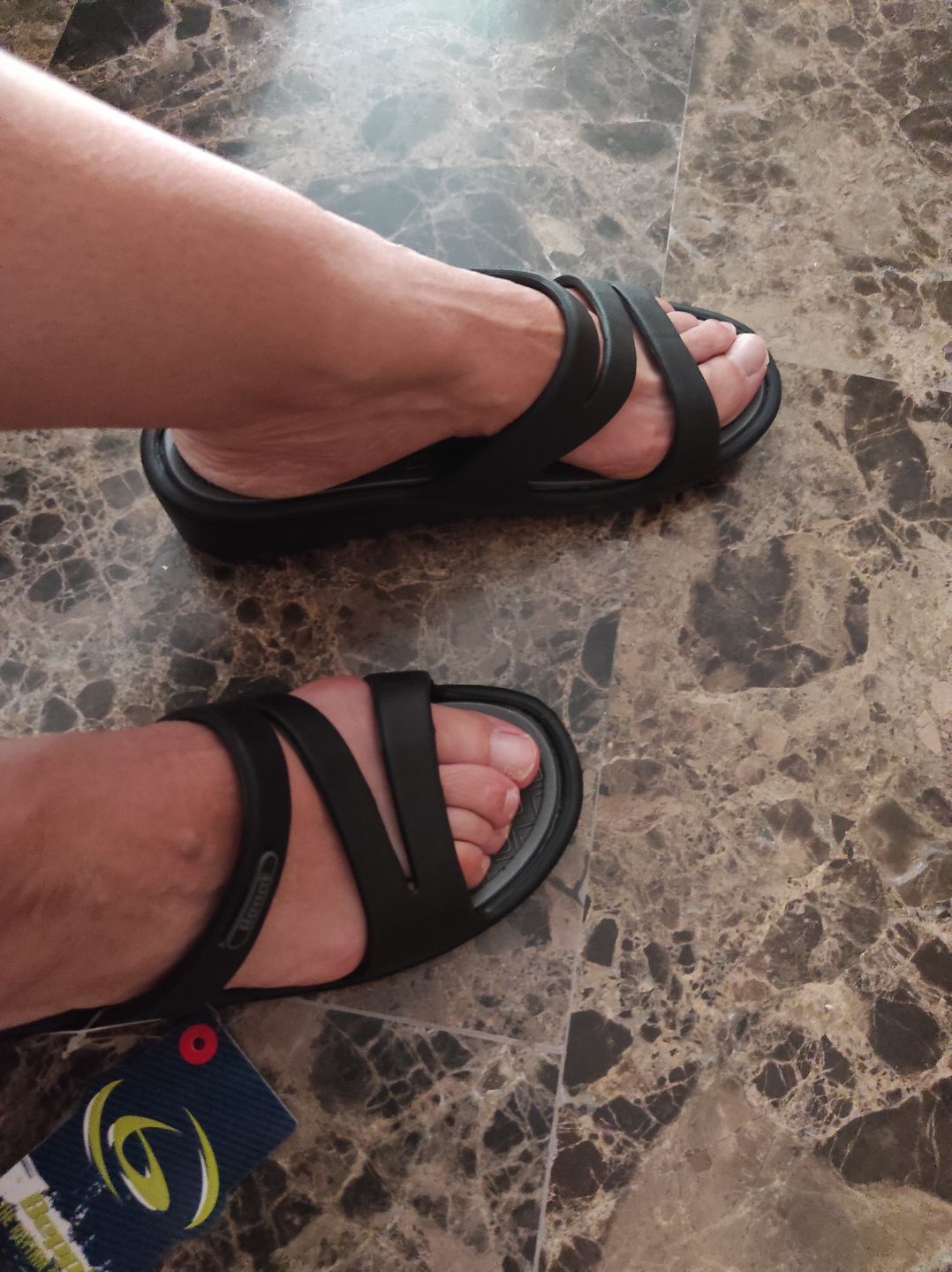 Customer photo review of Chanclas con cuña de Beppi