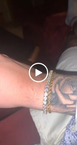 Customer video review of TENNISBOY. - 4MM 18K GOLD