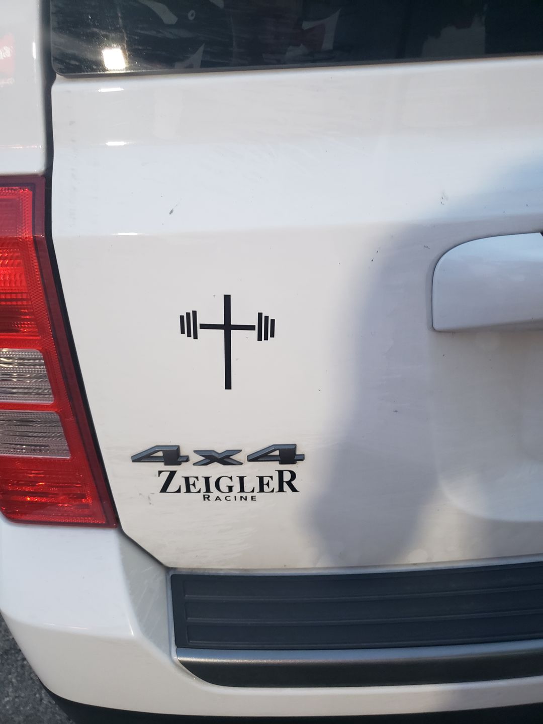 Customer photo review of Laptop and Car Decals