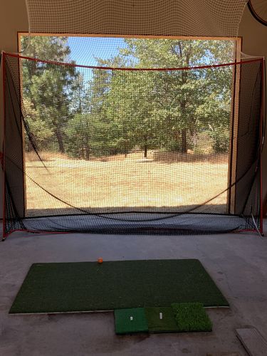 Customer photo review of Golf Net Pro 10x7 ft | Portable Golf Driving & Hitting Net