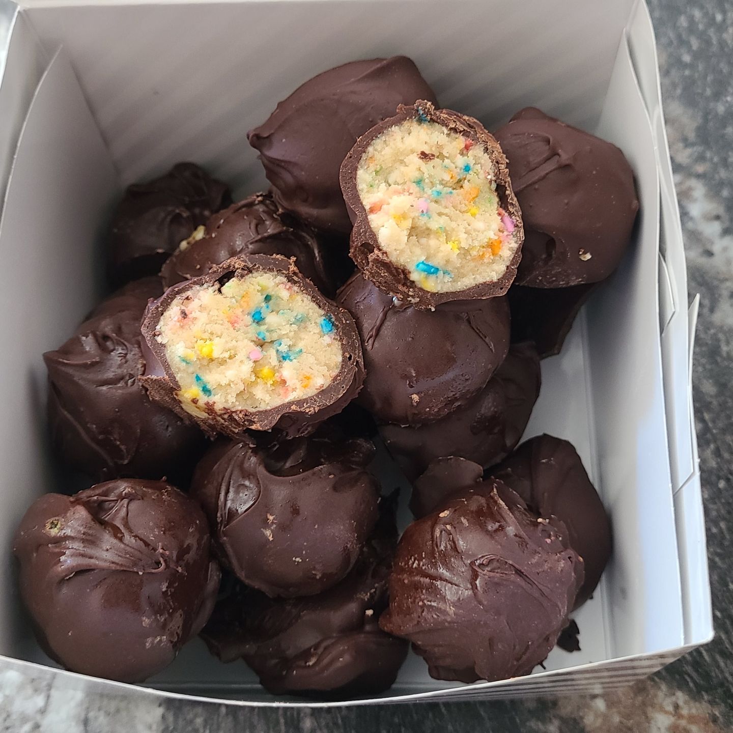 Customer photo review of Funfetti Cookie Dough