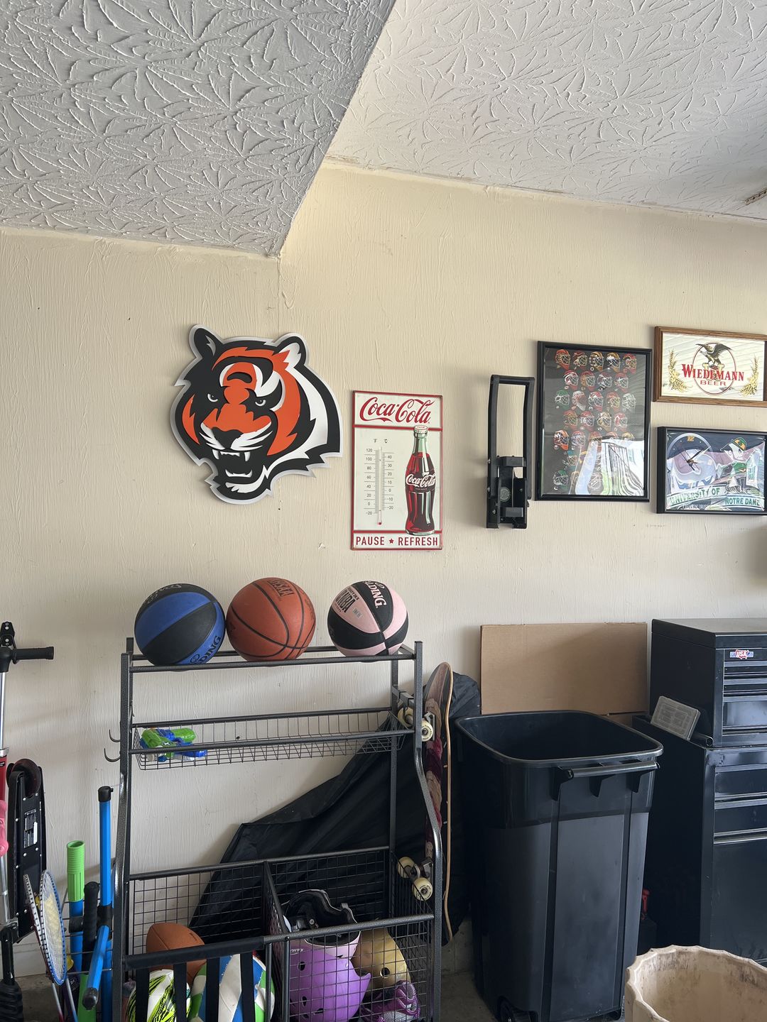 Customer photo review of Cincinnati Bengals "Tiger Mascot" 3D Vintage Metal Wall Art