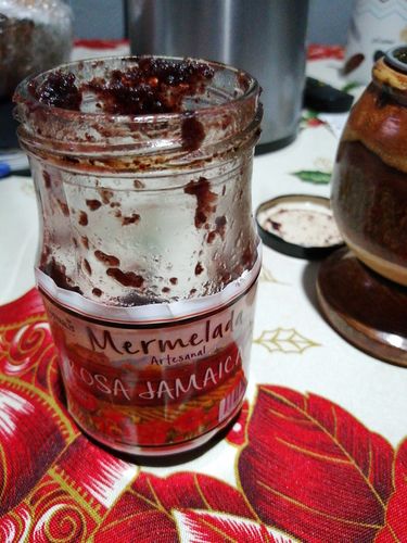 Customer photo review of Mermelada artesanal Rosa Jamaica Manzana