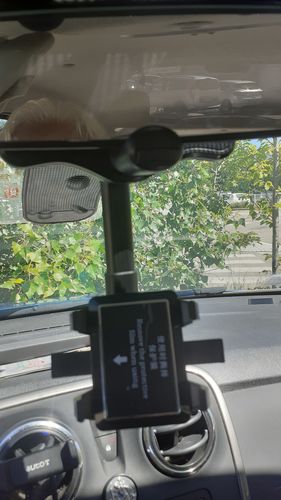 Customer photo review of Support de Téléphone Portable Rotatif et Rétractable